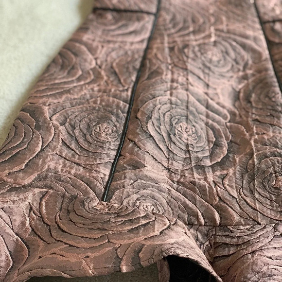 ABS Allen Schwartz Pink Ruffle hem Dress  , 2 - Picture 3 of 13